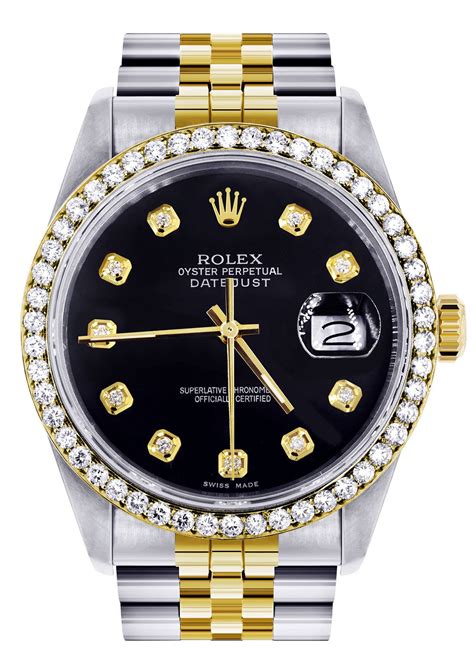 all gold rolex black face|rolex datejust gold black dial.